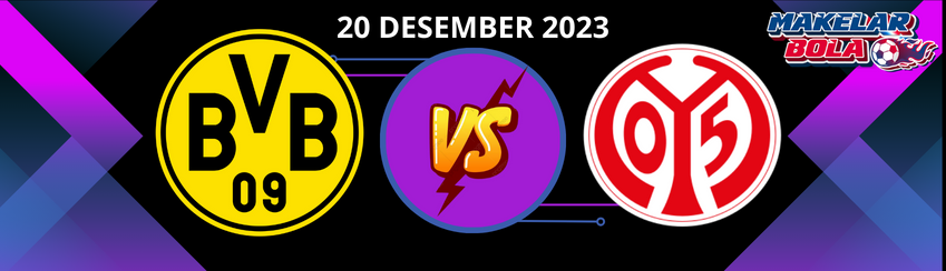 Prediksi Skor Bola Borussia Dortmund VS Mainz 20 Desember 2023
