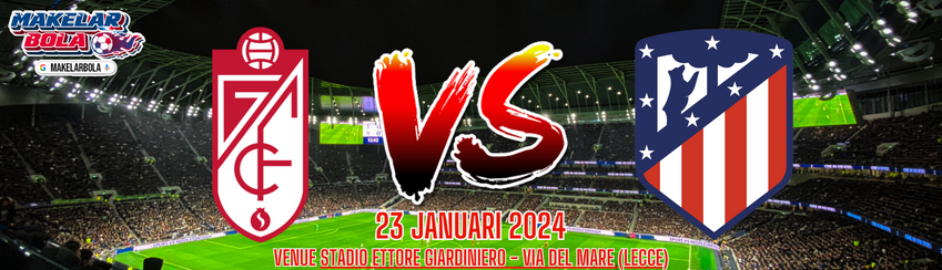 Prediksi Skor Bola Granada vs Atletico Madrid 23 Januari 2024